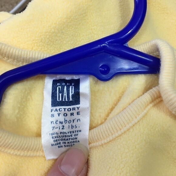 Gap Unisex Overalls NB 0-12 lbs EUC - Picture 5 of 5